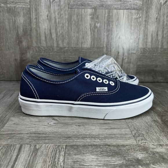 Vans Shoes - Vans Authentic Women's size 8.5 Blue White Casual Shoes